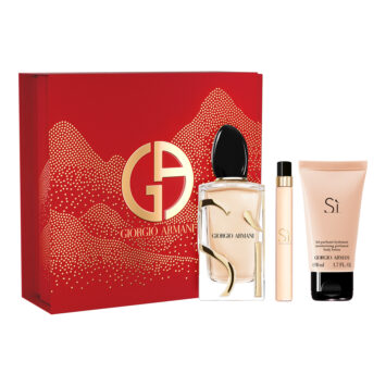 ארמני סי אדפ אינטנס מארז בושם לאישה 100מ"ל + 15מ"ל + קרם גוף 50מ"ל ARMANI SI EDP INTENSE SET 100ML + 15ML + BODY LOTION 50ML