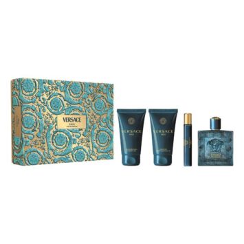 ורסצ'ה ארוס מארז בושם לגבר אדפ 100מ"ל VERSACE EROS EDP 100ML SET