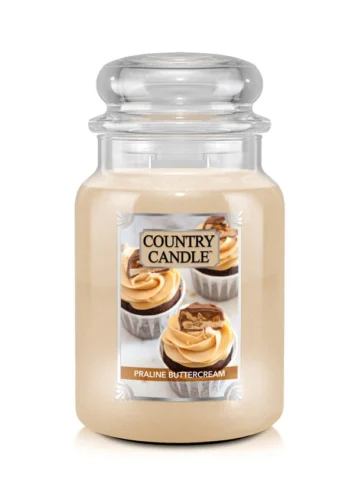 קאנטרי קנדל נר ריחני פרלינה באטרקרים 680גרם COUNTRY CANDLE Praline Buttercream 680G