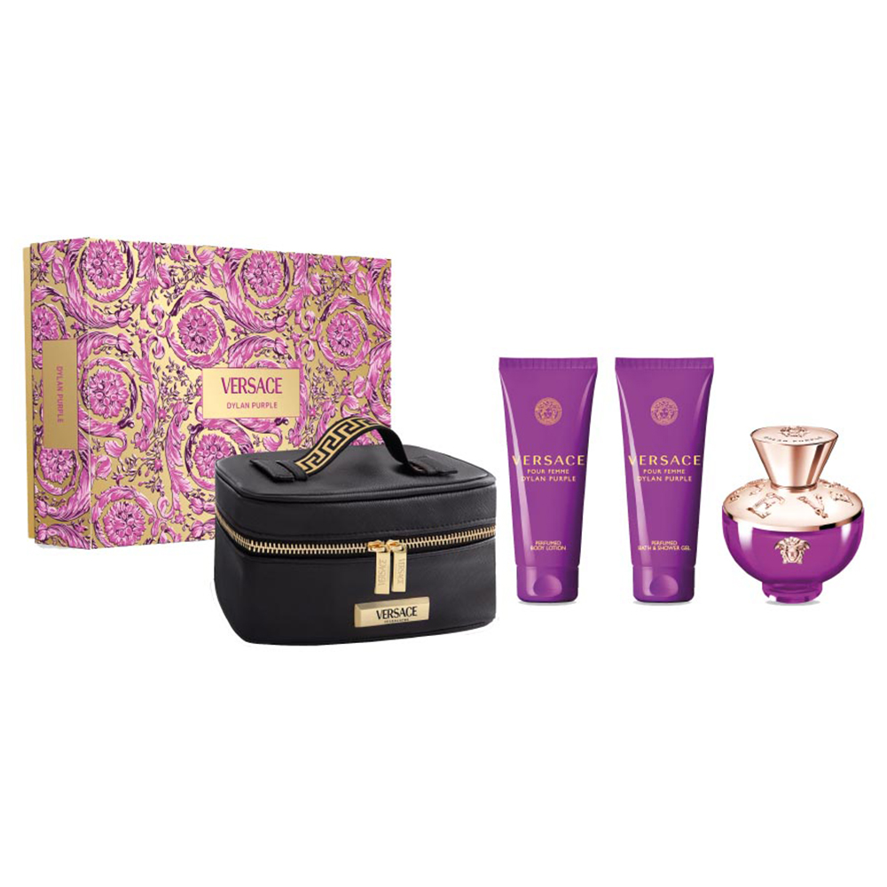 ורסצה דילן פרפל מארז לאישה אדפ 100מ"ל VERSACE DYLAN PURPLE SET EDP 100ML