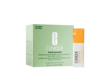 קליניק פרש פרסד חידוש פודרה עם ויטמין C טהור - Clinique Fresh Pressed Renewing Powder Cleanser with Pure Vitamin C