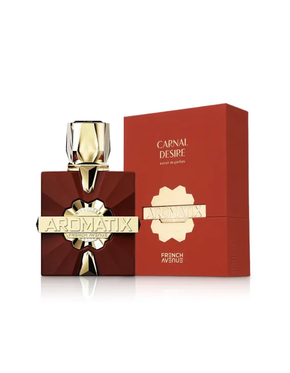 פרגרנס וורד פרנץ אבניו ארומטיקס קרנל דיזייר אקסטרט דה פרפיום 100 מל Fragrance World Aromatix French Avenue Carnal Desire Extrait De Parfum 100 ml – תמונה 3