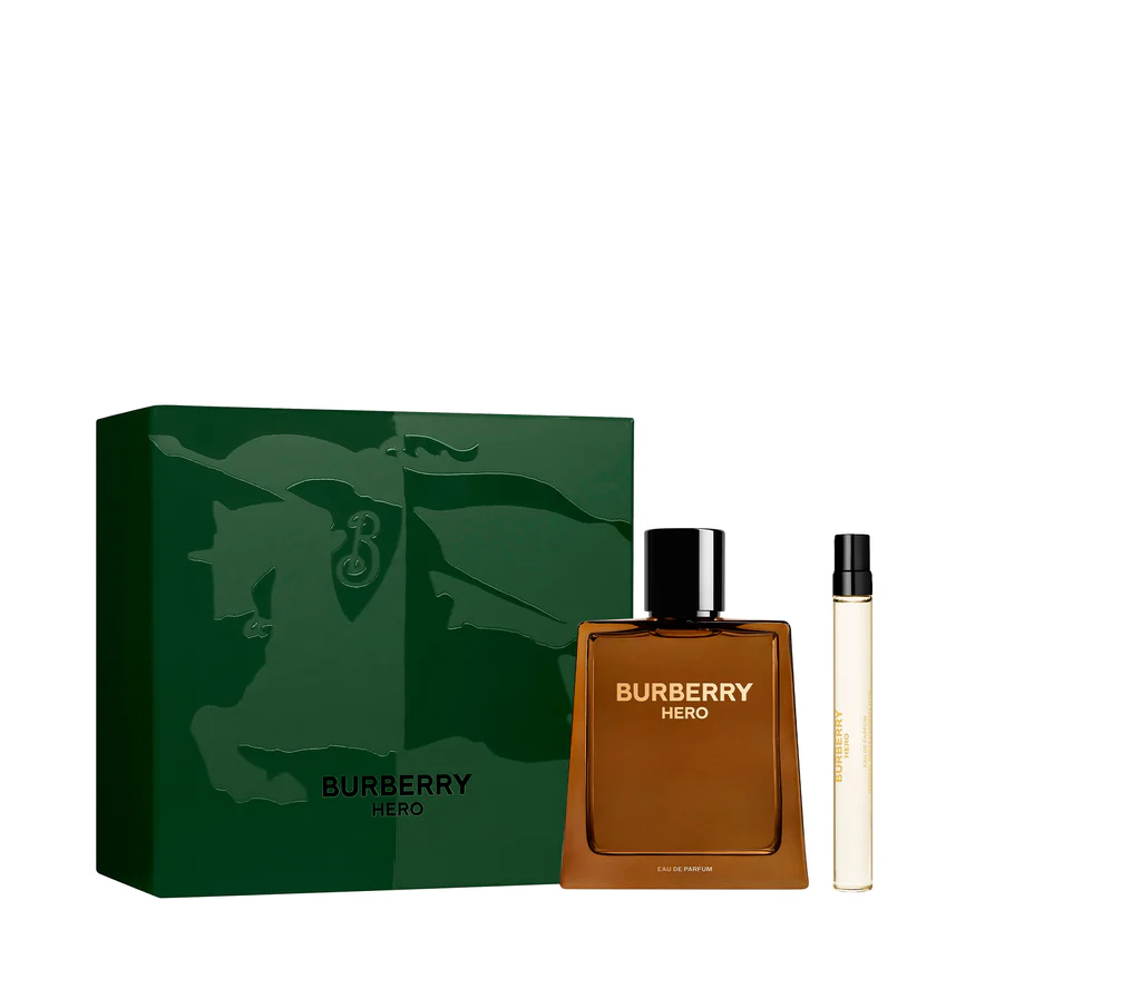 ברברי הירו מארז בושם לגבר אדפ 100מ"ל + 10מ"ל - BURBERRY HERO SET FOR MEN 100ML + 10ML EDP