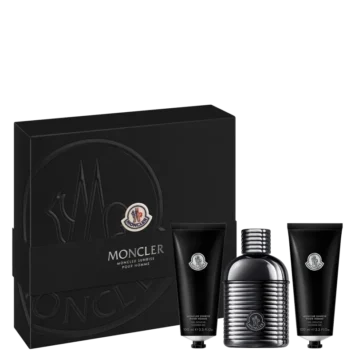 מונקלר סאנרייז מארז פור הום אדפ גבר 100 מל + מוקטן 7.5 מ״ל + גל רחצה 100 מל  Moncler Sunrise by Moncler Eau De Parfum 100ML SET