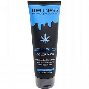 וולנס מסכת צבע כחול 250 מ"ל WELLNESS HAIR MASK BLUE 250 ML