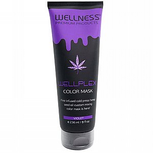 וולנס מסכת צבע סגול כהה 250 מ"ל WELLNESS HAIR MASK PURPLE 250 ML
