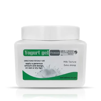 וולנס ג'ל יוגורט חדשני לשיער עם ניחוח רענן 500  מ"ל WELLNESS GEL HAIR 500ML