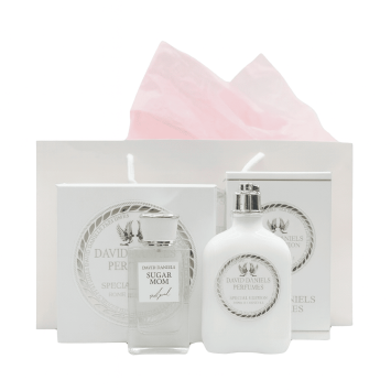 דייויד דניאלס מארז בושם לאישה שוגר מאם אדפ 55 מ"ל + קרם גוף 250מ"ל - DAVID DANIELS SET SUGAR MOM EDP 55 ML + BODY LOTION 250ML