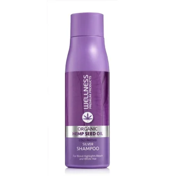 וולנס ושמפו סילבר טיפולי לשיער מובהר 500 מ"ל WELLNESS HAIR SHAMPOO 500ML
