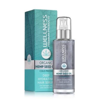 וולנס סרום שמן המפ אורגני לשיער מתולתל 100 מ"ל WELLNESS HAIR SERUM 100 ML