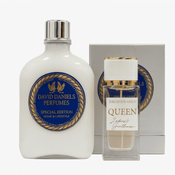 דייויד דניאלס מארז פרפיום קווין אדפ 55 מ"ל + קרם גוף 250 מל  David Daniels Perfumes Queen edp 55ml + Body Lotion 250 ml