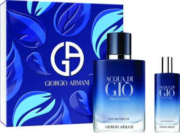 גורגיו ארמני פורפונדו סט לגבר 100 מל + 15 מל אדפ - Giorgio Armani Acqua Di Giò Profondo Gift Set for Men 100ml + 15ml EDP