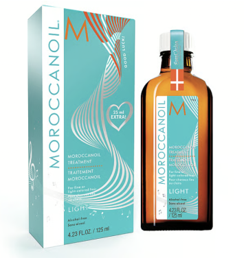 שמן מרוקאי שמן טיפולי לייט 125 מל - Moroccanoil Light Treatment Special Eurovision Edition 125ml