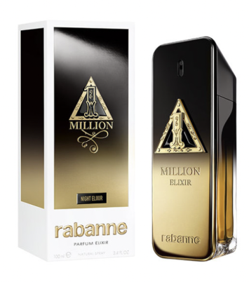 קרולינה הררה וואן מיליון נייט אליקסיר לגבר 100 מל אדפ - Paco Rabanne 1 Million Night Elixir for Men 100ml Parfum Elixir