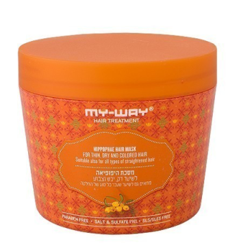 מאי וואי מסכה היפופיאה לשיער דק,יבש וצבוע 500 מל