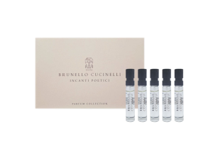 ברונלו קוצינלי דיסקברי סט 5*2 מל - Brunello Cucinelli Incanti Poetici Discovery Set Unisex 5x2ml Parfum SAMPLE