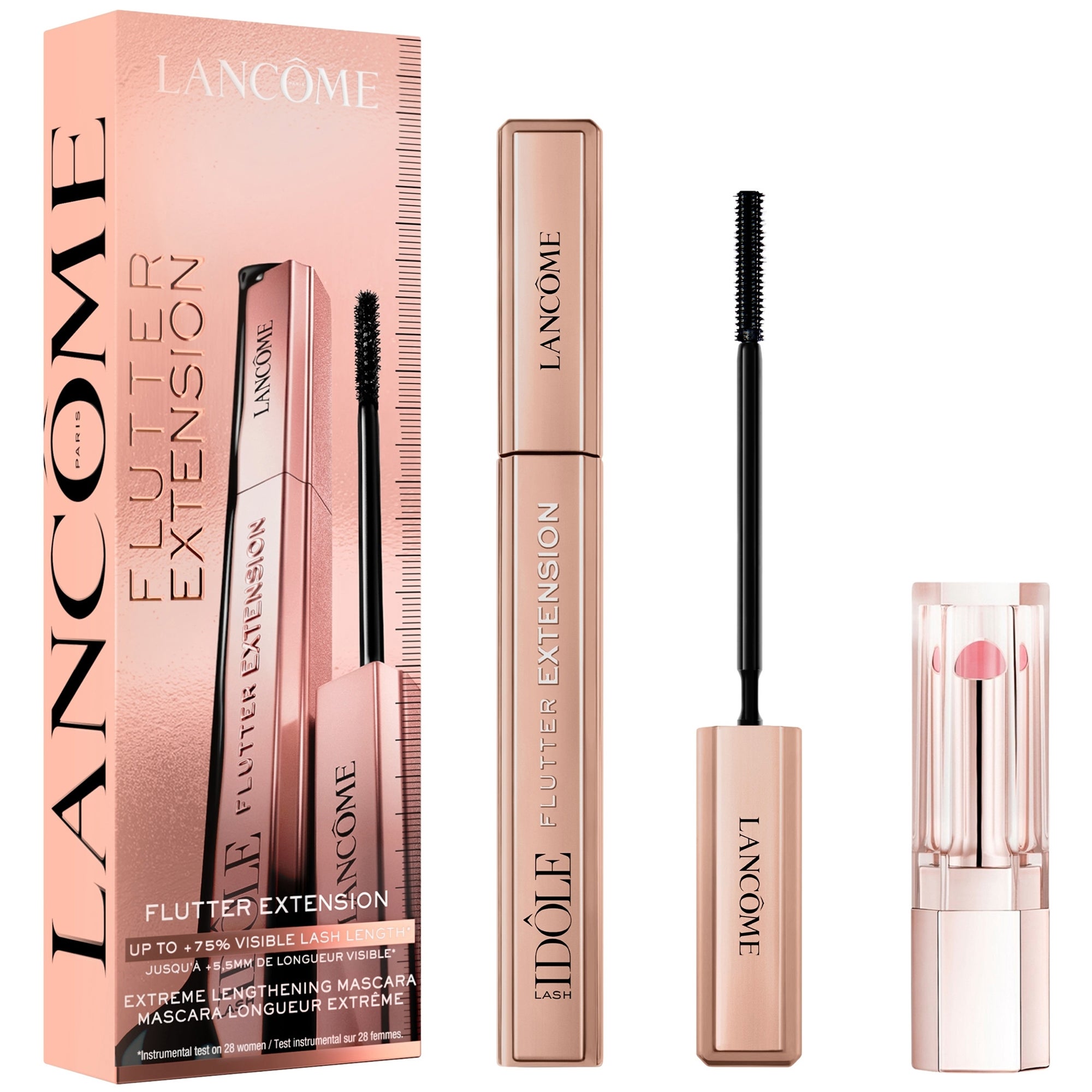 לנקום מסקרה לאש אידול פלאטר חומה 8.5 מל - Lancôme Lash Idôle Flutter Extension Extreme Lengthening Mascara Brown 8.5ml
