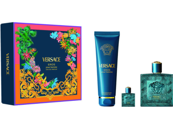 ורס'צה ארוס לגבר 100 מ"ל +5 מ"ל א.ד.פ +ג'ל רחצה 150 מ"ל - VERSACE EROS FOR MEN 100 ML+5ML EDP+ SHOWER GEL