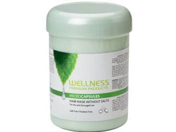 מסכת וולנס קרטין ללא מלחים 1000 מ''ל - Wellness Keratin Mask Without Salts 1000 ml
