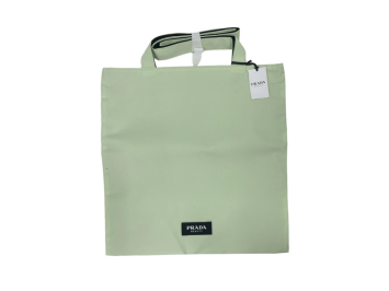 פראדה ביוטי תיק טוט ירוק מנטה - Prada Beauty Mint Green Tote Bag GWP