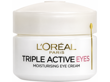 לוריאל טריפל אקטיב קרם לחות לעיניים – LOREAL PARIS TRIPLE ACTIVE EYES 15 ML